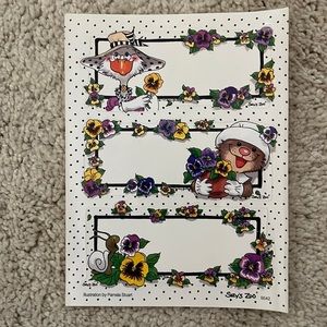 Suzy’s Zoo stickers